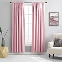 DONREN Emerald Green Room Darkening Curtain Panels