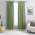 DONREN Emerald Green Room Darkening Curtain Panels