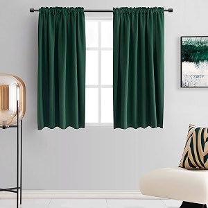 DONREN Hunter Green Blackout Thermal Insulating Window