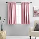 DONREN Pink Curtains for Kids Room -
