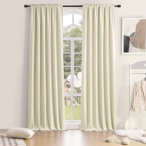 DONREN Room Darkening Sliding Door Curtains -