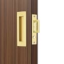 Dontay Sliding Pocket Door Handles,Heavy Duty Edge Pull,4.72'',Brass,2 Set