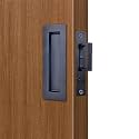 Dontay Sliding Pocket Door Handles,Heavy Duty Edge Pull,4.72'',Black,2 Set