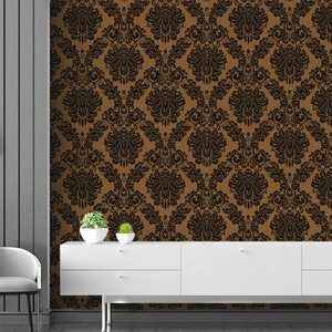 doodad 100 cm x 45 cm waterproof decorative vinyl wallpaper beige