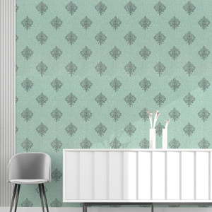 doodad 500 cm x 45 cm waterproof decorative vinyl wallpaper green