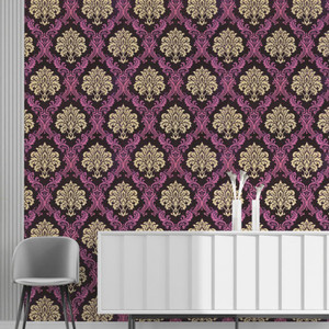 doodad 100 cm x 45 cm waterproof decorative vinyl wallpaper purple