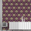 doodad 1000 cm x 45 cm Waterproof Decorative Vinyl Wallpaper (Purple)