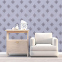 doodad 500 cm x 45 cm Waterproof Decorative Vinyl Wallpaper (Purple)