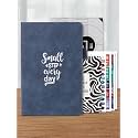 Doodle Undated Productivity Planner Kit | A5 Journal with 288 Pages, 12 Monthly Planners, Meal Planner, 200+ Stickers, Motivational Quote Cards, Tear-Away Bookmarks, Activity Tracker &amp; To-Do Lists