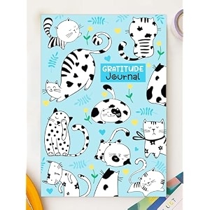 doodle daily 5 minute gratitude journal - positivity wellness amp mindfulness journal for teens amp adults - 90-day habit builder  112 undated pages  a5  guided prompts amp fun activities