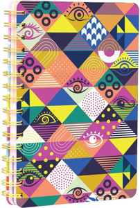 doodle a5-happiness planner-magic eye a5 plannerorganizer ruled 216 pages magic eye