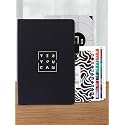DOODLE A5 Undated Productivity Planner Kit | Hard Bound 288 Pages|12 Monthly+Pocket Meal Organizer +200+ Stickers+Motivational Quote Cards+Tear Away Bookmarks|Activity Leafs, Notes Pages