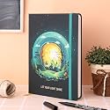 DOODLE Work Life Balance Planner – A5 Undated 6 Months Planner | Productivity, Goal Setting &amp; Self-Care Gratitude Journal | Monthly + Daily Planning | Hard Cover | 200+ Stickers | Shinning Light