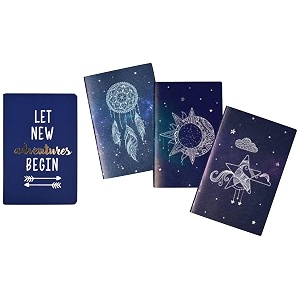 doodle adventures of the mind notebook diary amp doodle beyond the stars soft bound set of 3 notebook
