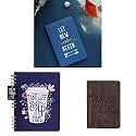 Doodle Adventures of The Mind Notebook Diary, Hard Cover, Ruled, 200 Pages, A5 &amp; Morning Glory A5 Size Notebook, 80GSM &amp; Small Pocket Size Diary Notebook, 200 Ruled Pages