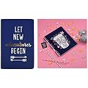 Doodle Adventures of The Mind Notebook Diary - Paper Finish, Hard Cover, Ruled, 80 GSM, 200 Pages, A5 &amp; Doodle Morning Glory A5 Size Notebook,
