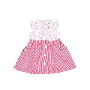 Doodle Dress for Baby Girls Breathable Frock