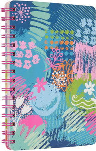 doodle happiness journal - impressionist a5 plannerorganizer ruled 216 pages muticolour