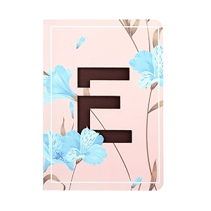 doodle initial e lasercut diary notebook b6 669 x 472 x 05 inches 192 pages 80 gsm gift for girls