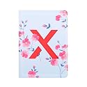 DOODLE Initial X Lasercut Diary Notebook, B6 (6.69 X 4.72 X 0.5 Inches), 192 Pages, 80 GSM, Gift for Girls