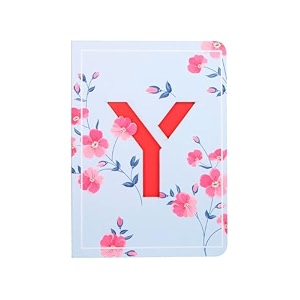doodle initial y lasercut diary notebook b6 669 x 472 x 05 inches 192 pages 80 gsm gift for women