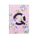 DOODLE Initial A Premium Soft Bound Notebook Diary for Girls and Women (B6, 80 GSM, 192 Ruled Pages) Floral Design