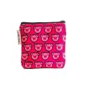 DOODLE MONK Pig Mini Pouches | Purse for Girls/Women | Canvas Mini Wallet for Coin, Cards, Cash (Pig)