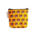 DOODLE MONK Tiger Mini Pouches | Purse for Girls/Women | Canvas Mini Wallet for Coin, Cards, Cash