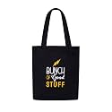 DOODLE Premium Canvas Tote Bag for Women with Zip and Inner Pocket for Shopping, Office, Travel and Daily Use