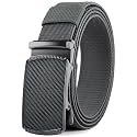 DOOPAI Elastic Golf Belts for Men, 2 Pack Nylon Ratchet Belt, Trim to Fit