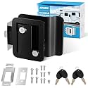 Door Alarm Pad Lock for Home Safety, Bike, Bicycle | Waterproof Anti Theft Motion Sensor Siren 110DBA Security Lock for Universal Use | Thickened Shackle Lock with 3 Key, Black