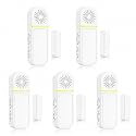 Door Alarms/Chimes When Opened, Instant or Delay (30s/1/2 Min), 5 Sensor