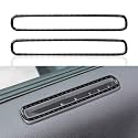 Door A/C Outlet Vent Cover Decals for 2011-2023 Dodge Charger Accessories Carbon Fiber Stickers