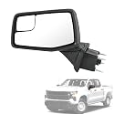 Door Mirror Left Driver Side Replacement For Chevy Silverado 1500 2019-2024