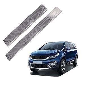 door sillfoot step stainless steel plates compatible with tata hexa set of 4 pcs