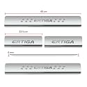 Door Sill/Foot Step Stainless Steel Plates Compatible with Suzuki Ertiga 2018 (Set of 4 Pcs)