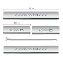 Door Sill/Foot Step Stainless Steel Plates Compatible with Kia KWID