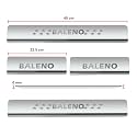 Door Sill/Foot Step Stainless Steel Plates Compatible with Suzuki Baleno (Set of 4 Pcs)