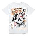 DopeSkill Graphic Tee Streetwear Hip Hop Hypebeast Street Style Crew Neck Unisex T-Shirt Sneaker Colour Matching Shirts Angel
