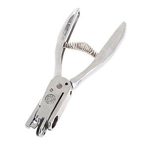 dophee 1pc hand held slot hole punch amp 13mm round hole 2-in-1 diy punching tool