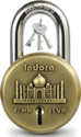 Dorami Taj Round XL | Hardened Shackle | Dual Locking | 2.2 Tons (Pack of 1) Padlock (Gold)