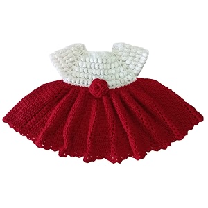 Baby Girl Dress - Woolen Frock for