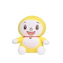 Doreme Premium Yellow Plush Doll with Adorable Face Bell Collar Ultra Soft Stuffed Cartoon Toy with White Belly Front Pocket Perfect for Kids Plush Gifts Comfort Everyday Snuggles (20cm)