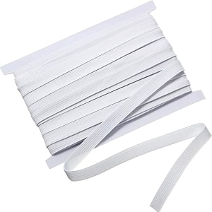 12 inch elastic for tailoring sewing clothes amp diy masks - durable amp stretchable half inch elastic band for stitching 12mm white 5 meter