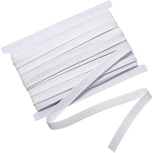 12 inch sewing elastic band 25 meter for tailoring clothes amp diy masks - durable amp stretchable half inch elastic for stitching - white 12mm