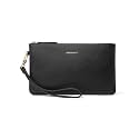 DORIS&amp;JACKY Small Leather Wristlet Clutch Slim Cellphone Wallet for Women