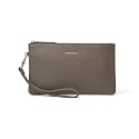 DORIS&amp;JACKY Small Leather Wristlet Clutch Slim Cellphone Wallet for Women