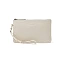 DORIS&amp;JACKY Small Leather Wristlet Clutch Slim Cellphone Wallet for Women