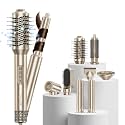 DORISILK 8 in 1 Hair Styler & Hair Dryer Brush Blow Dryer, 110,000 RPM High-Speed Hot Air Brush Auto Wrap Curlers, Frizz-Free Ionic for Straightening Curling Volumizing Fast Drying, Champagne Gold
