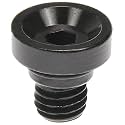 Dorman 712-X95A5 Wheel Nut Cap, Black Aluminum (Pack of 5)